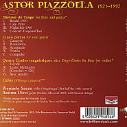 Astor Piazzolla - Histoire du Tango - Cafe 1930 notas para el fortepiano