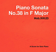 Joseph Haydn - Sonata No. 38 in F Major, Hob. XVI, 23: Part 1 Moderato notas para el fortepiano