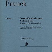 Cesar Franck - Violin Sonata: Part 1, Allegretto ben moderato notas para el fortepiano