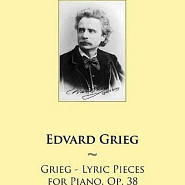 Edvard Grieg - Lyric Pieces, op.38. No. 2 Folk-song notas para el fortepiano