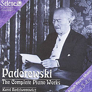 Ignacy Jan Paderewski - Album de Mai, Op.10: No.1 Au Soir notas para el fortepiano