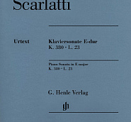 Domenico Scarlatti - Keyboard Sonata in E Major, K. 380 notas para el fortepiano