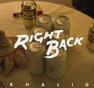 Khalid - Right Back notas para el fortepiano