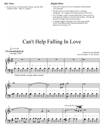 Notas, acordes Jon Schmidt - Can't Help Falling in Love