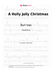 undefined Burl Ives, Johnny Marks - A Holly Jolly Christmas (from 'Rudolph the Red-Nosed Reindeer')