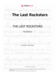 Notas, acordes THE LAST ROCKSTARS - The Last Rockstars