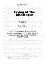 Notas, acordes Alcazar - Crying At The Discoteque