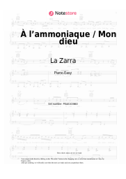 Notas, acordes La Zarra - À l’ammoniaque / Mon dieu