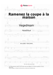 Notas, acordes Vegedream - Ramenez la coupe à la maison