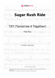 Notas, acordes TXT (Tomorrow X Together) - Sugar Rush Ride