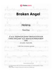 Notas, acordes Arash, Helena - Broken Angel