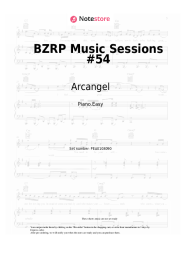 Notas, acordes Bizarrap, Arcangel - BZRP Music Sessions #54