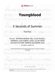 Notas, acordes 5 Seconds of Summer - Youngblood