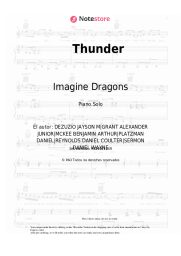 Notas, acordes Imagine Dragons - Thunder