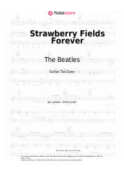 Notas, acordes The Beatles - Strawberry Fields Forever