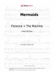 Notas, acordes Florence + The Machine - Mermaids