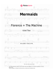 Notas, acordes Florence + The Machine - Mermaids