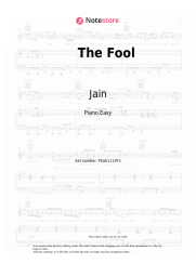 Notas, acordes Jain - The Fool