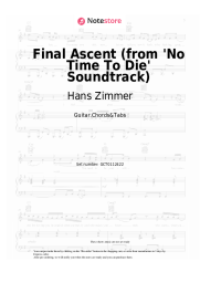 Notas, acordes Hans Zimmer - Final Ascent (from 'No Time To Die' Soundtrack)