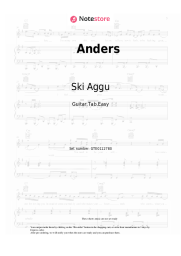 Notas, acordes 01099, Paul, Ski Aggu - Anders