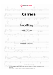 Notas, acordes HoodBlaq - Carrera