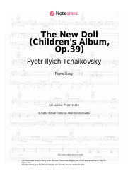 undefined Pyotr Ilyich Tchaikovsky - The New Doll (Children's Album, Op.39)