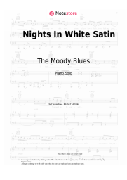 Notas, acordes The Moody Blues - Nights In White Satin