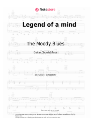 Notas, acordes The Moody Blues - Legend of a mind