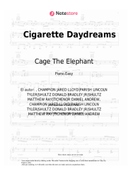 undefined Cage The Elephant - Cigarette Daydreams