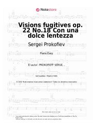undefined Sergei Prokofiev - Visions fugitives op. 22 No.18 Con una dolce lentezza