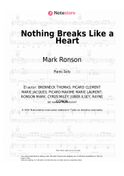 undefined Mark Ronson, Miley Cyrus - Nothing Breaks Like a Heart