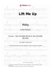 Notas, acordes Moby - Lift Me Up