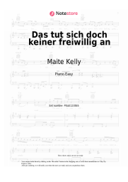 Notas, acordes Maite Kelly - Das tut sich doch keiner freiwillig an