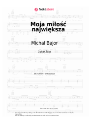 Notas, acordes Michał Bajor - Moja miłość największa