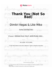 undefined Dimitri Vegas & Like Mike, Tiësto, Dido - Thank You (Not So Bad)