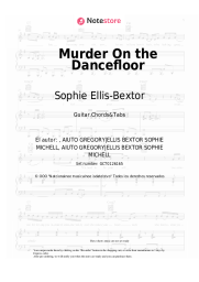 Notas, acordes Sophie Ellis-Bextor - Murder On the Dancefloor