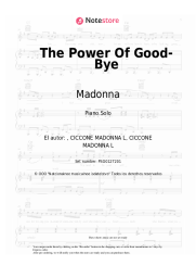 Notas, acordes Madonna - The Power Of Good-Bye
