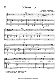 undefined Jean-Jacques Goldman - Comme Toi