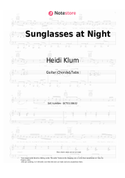 undefined Heidi Klum - Sunglasses at Night