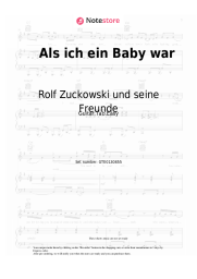 Notas, acordes Rolf Zuckowski und seine Freunde - Als ich ein Baby war