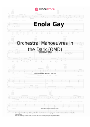 Notas, acordes Orchestral Manoeuvres in the Dark (OMD) - Enola Gay