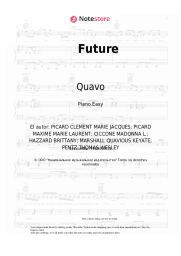 Notas, acordes Madonna, Quavo - Future