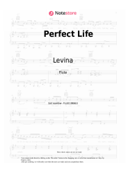 Notas, acordes Levina - Perfect Life