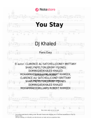 Notas, acordes DJ Khaled, Meek Mill, J Balvin, Lil Baby, Jeremih - You Stay