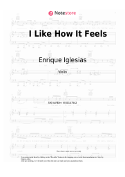 Notas, acordes Enrique Iglesias, Pitbull, The WAV.s - I Like How It Feels