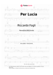 undefined Riccardo Fogli - Per Lucia