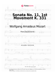 undefined Wolfgang Amadeus Mozart - Sonata No. 11, 1st Movement K. 331