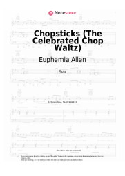 Notas, acordes Euphemia Allen - Chopsticks (The Celebrated Chop Waltz)