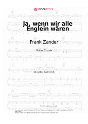 undefined Frank Zander - Ja, wenn wir alle Englein wären