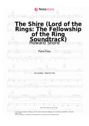 Notas, acordes Howard Shore - The Shire (Lord of the Rings: The Fellowship of the Ring Soundtrack)